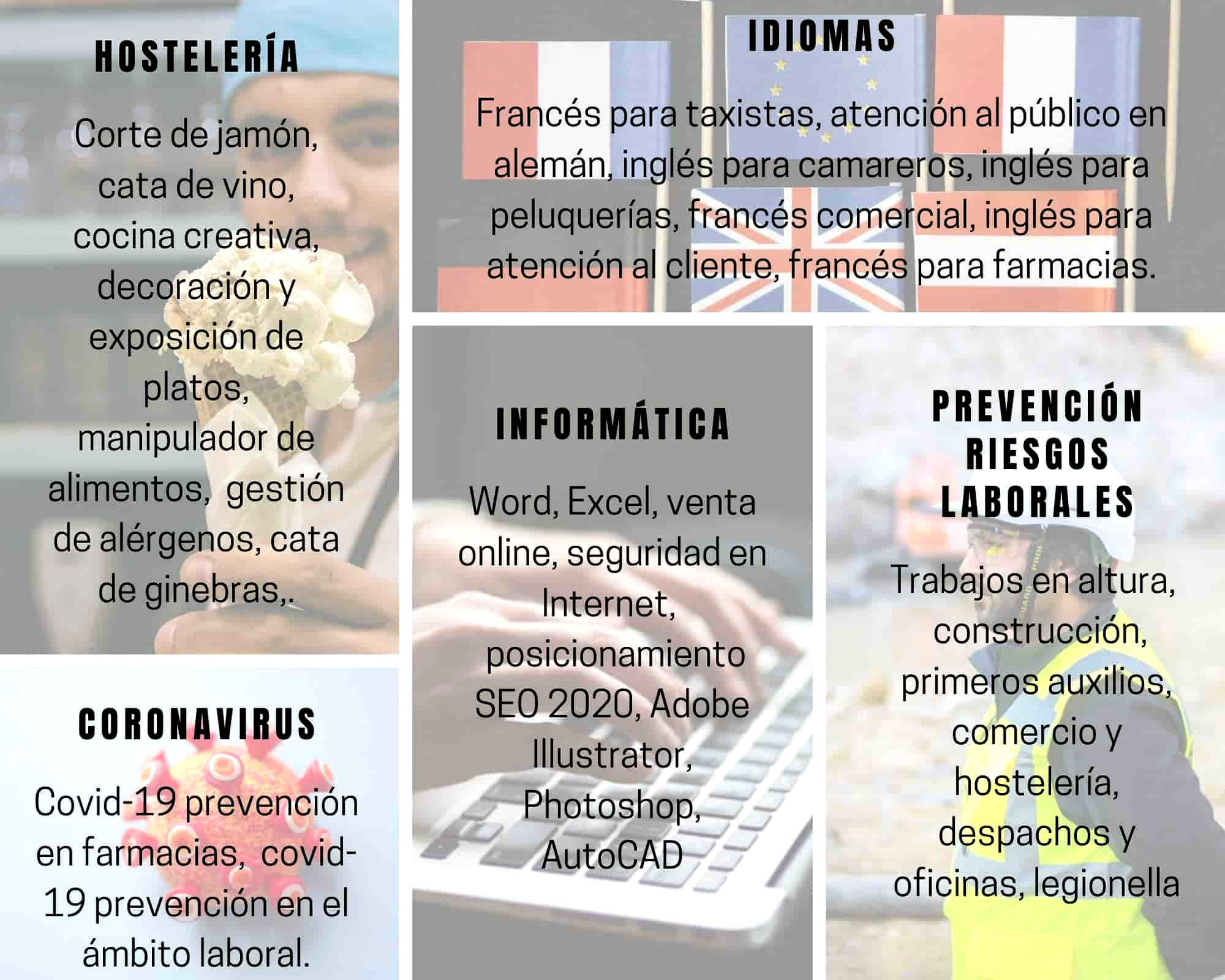 GRUPO IDEA MURCIA FORMACION | Formación Bonificada a Medida para Empresas, Cursos de Formación Bonificados para Trabajadores y Formacion a Medida en la Empresa, Cursos para la Renovación CAP y ADR en Murcia, Grupo Idea organiza la FORMACION Obligatoria que tu empresa necesita, como Cursos en DESA o PRL Prevencion de Riesgos Laborales, Cursos Bonificados en en Extincion de Indencios en Murcia | Formación Bonificada en Extincion de Incendios Murcia | Cursos Privados a Medida como Cursos de Hostelería, Primeros Auxilios | Cursos de Idiomas, Cursos Bonificados en Extincion de Incendios para Trabajadores en Murcia y Prevención de Riesgos Laborales en la Empresa PRL en Murcia, Cursos de Informatica y Hosteleria